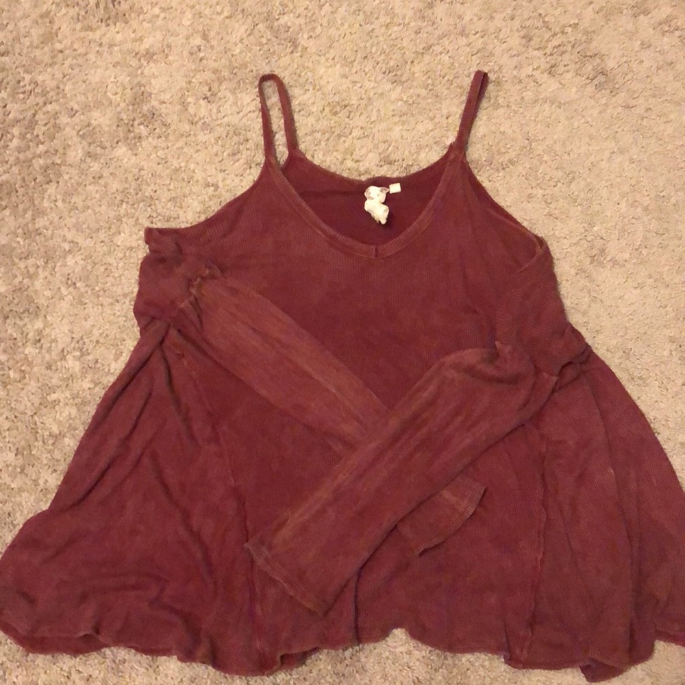 Boho, cold shoulder top!